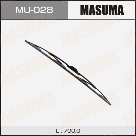 Wiper blade Masuma Nano Graphite 28" (700mm) framed, mount J-hook, MU-028