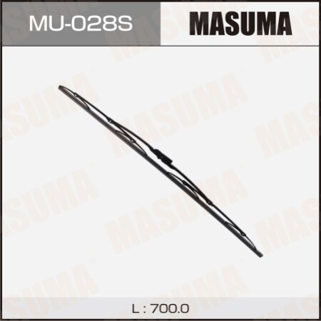 Wiper blade Masuma Optimum 28" (700mm) framed, mount J-hook, MU-028S