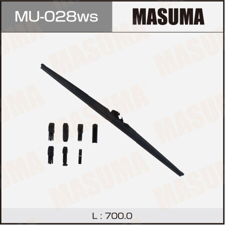 Wiper blade Masuma Optimum 26" (700mm) winter, 6 adapters included, MU-028ws