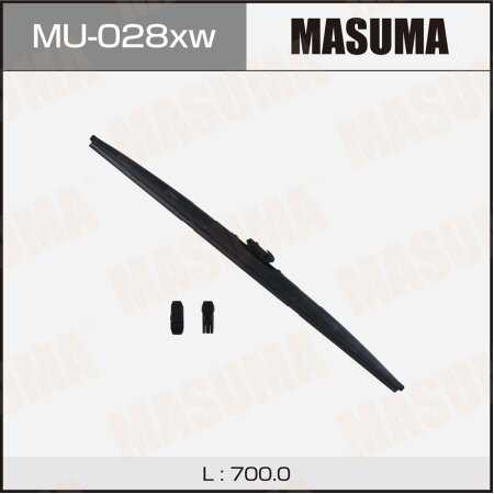 Wiper blade Masuma Nano Graphite 28" (700mm) winter, fits TOYOTA PRIUS 50, mount DNTL1.1, MU-028xW