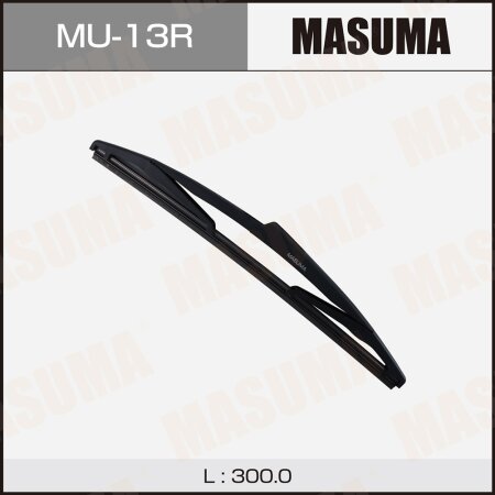 Rear wiper blade Masuma 12" (300мм) plastic, mount Snap Claw 4, MU-13R
