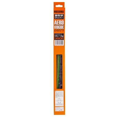 Wiper blade Masuma 14" (350mm) hybrid, mount J-hook, MU-14g