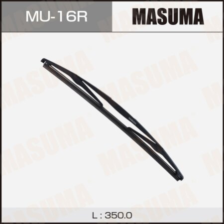 Rear wiper blade Masuma 14" (350мм) plastic, mount Roc Lock 3, MU-16R