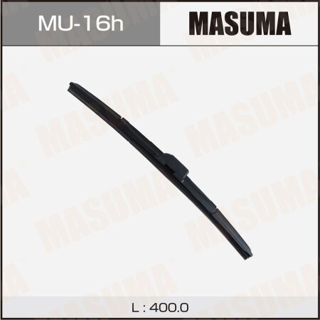 Wiper blade Masuma 16" (400mm) hybrid, side mount J-hook, MU-16h