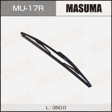 Rear wiper blade Masuma 14" (350мм) plastic, mount Snap Claw F2, MU-17R