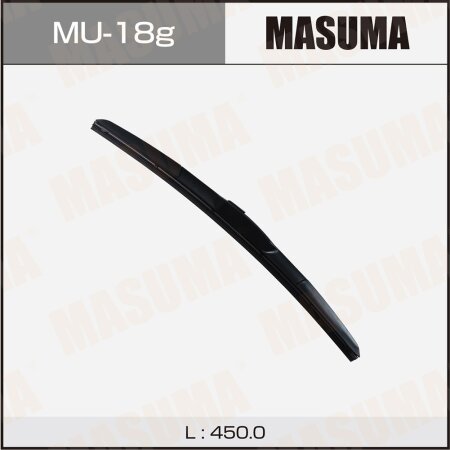 Wiper blade Masuma 18" (450mm) hybrid, mount J-hook, MU-18g
