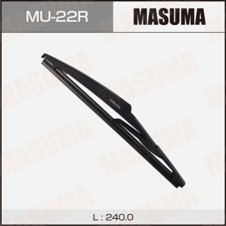 Rear wiper blade Masuma 9.5" (240мм) plastic, mount Roc Lock 2, MU-22R