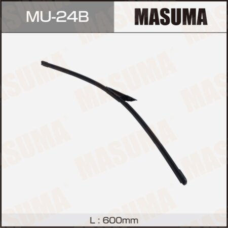 Wiper blade Masuma 24" (600mm) frameless, GWB061, AeroClip, MU-24B