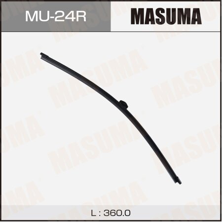 Rear wiper blade Masuma 14" (360мм) frameless, mount Trunnion, MU-24R