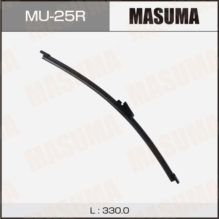 Rear wiper blade Masuma 13" (330мм) frameless, mount V-Notch, MU-25R