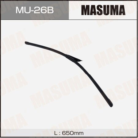 Wiper blade Masuma 26" (650mm) frameless, GWB061, AeroClip, MU-26B