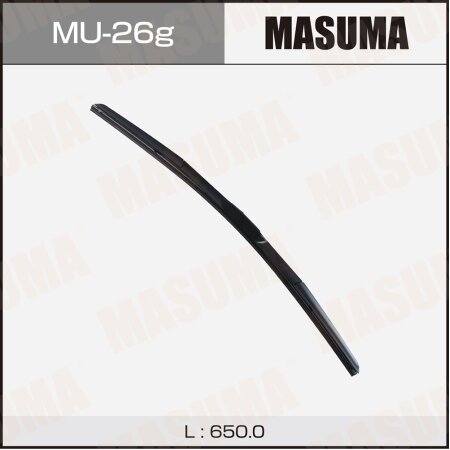 Wiper blade Masuma 26" (650mm) hybrid, mount J-hook, MU-26g