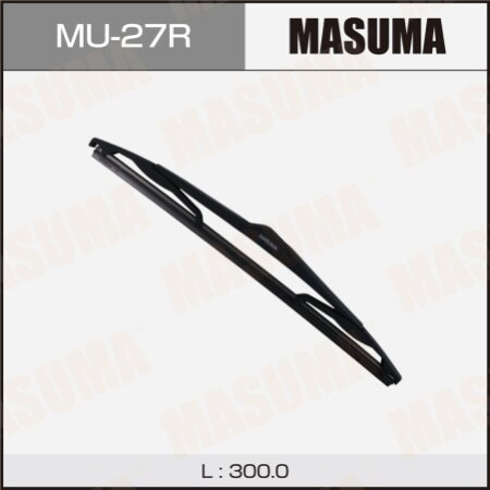 Rear wiper blade Masuma 12" (300мм) plastic, mount Snap Claw, MU-27R