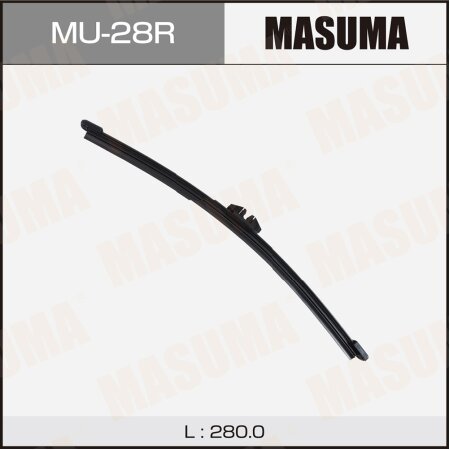 Rear wiper blade Masuma 9" (220мм) frameless, mount Cross Pin (KUGA  2012+), MU-28R
