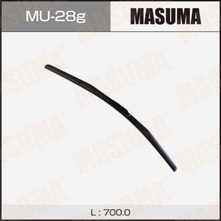 Wiper blade Masuma 28" (700mm) hybrid, mount J-hook, MU-28g