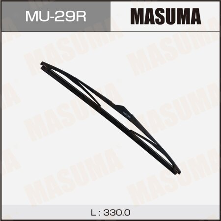 Rear wiper blade Masuma 13" (330мм) plastic, mount Snap Claw C2, MU-29R