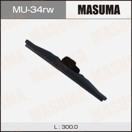 Rear wiper blade Masuma 12" (300mm) winter, universal mount, MU-34rw