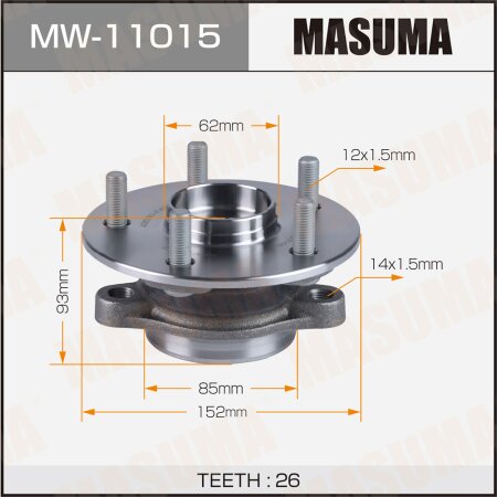 Wheel hub assembly Masuma, MW-11015
