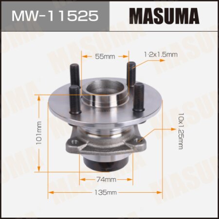 Wheel hub assembly Masuma, MW-11525