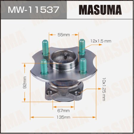 Wheel hub assembly Masuma, MW-11537