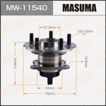Wheel hub assembly Masuma, MW-11540