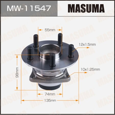 Wheel hub assembly Masuma, MW-11547