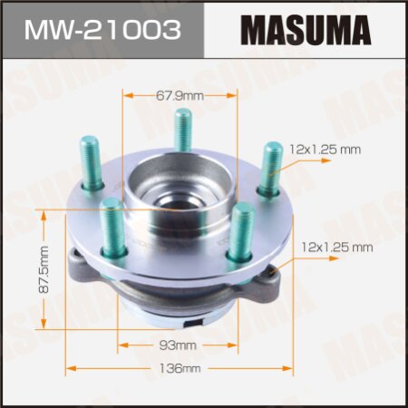 Wheel hub assembly Masuma, MW-21003