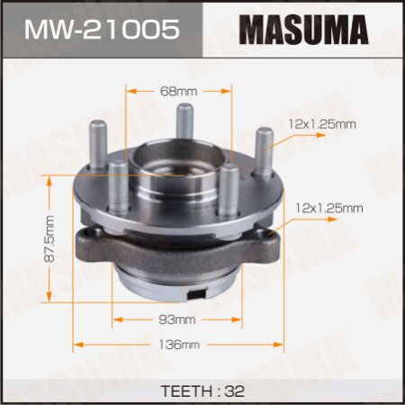 Wheel hub assembly Masuma, MW-21005