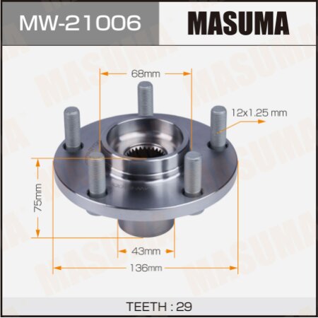 Wheel hub assembly Masuma, MW-21006