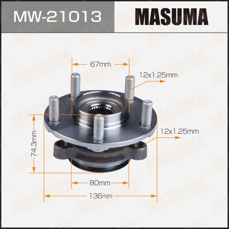 Wheel hub assembly Masuma, MW-21013