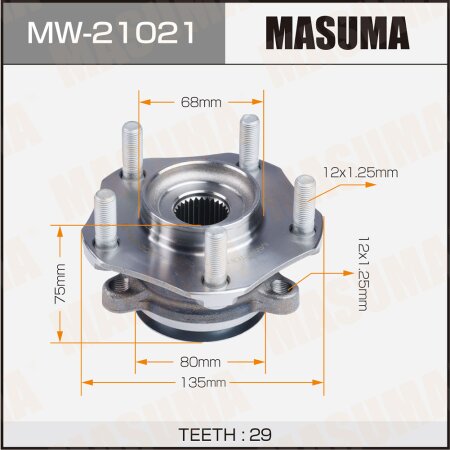 Wheel hub assembly Masuma, MW-21021