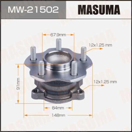 Wheel hub assembly Masuma, MW-21502