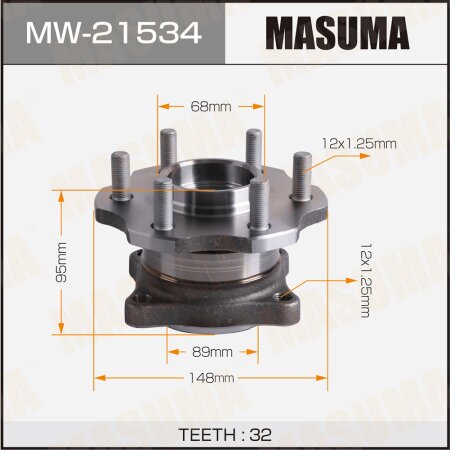 Wheel hub assembly Masuma, MW-21534