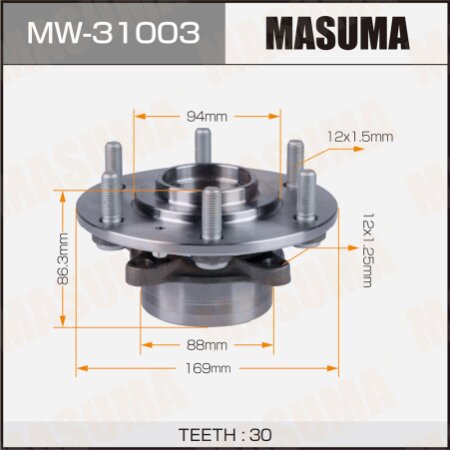 Wheel hub assembly Masuma, MW-31003