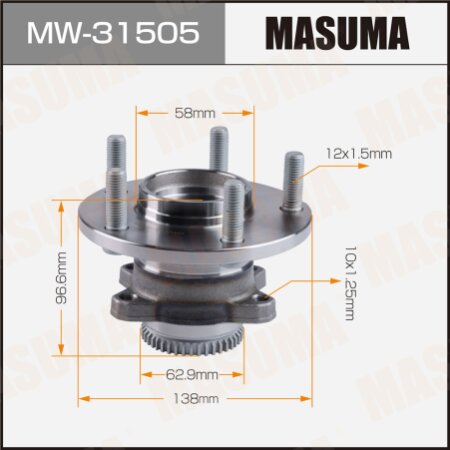 Wheel hub assembly Masuma, MW-31505