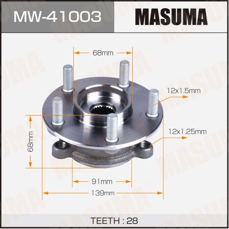 Wheel hub assembly Masuma, MW-41003