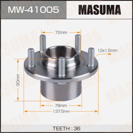 Wheel hub assembly Masuma, MW-41005