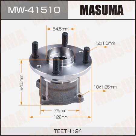 Wheel hub assembly Masuma, MW-41510