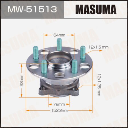 Wheel hub assembly Masuma, MW-51513