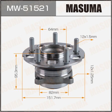 Wheel hub assembly Masuma, MW-51521