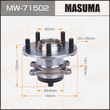 Wheel hub assembly Masuma, MW-71502