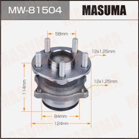 Wheel hub assembly Masuma, MW-81504