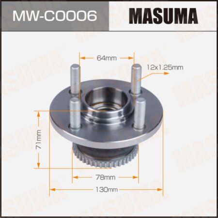 Wheel hub assembly Masuma, MW-C0006