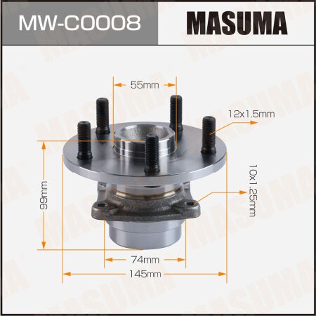 Wheel hub assembly Masuma, MW-C0008