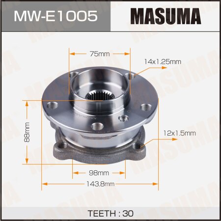 Wheel hub assembly Masuma, MW-E1005