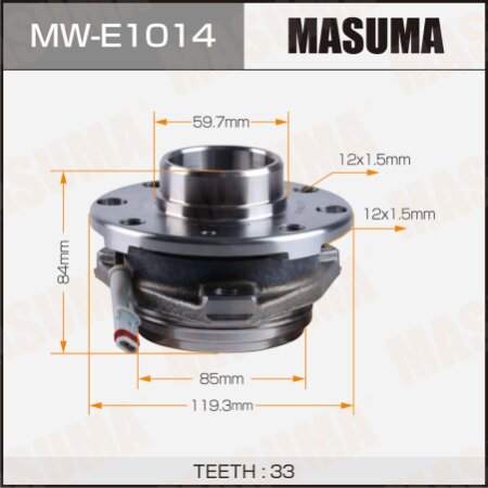 Wheel hub assembly Masuma, MW-E1014