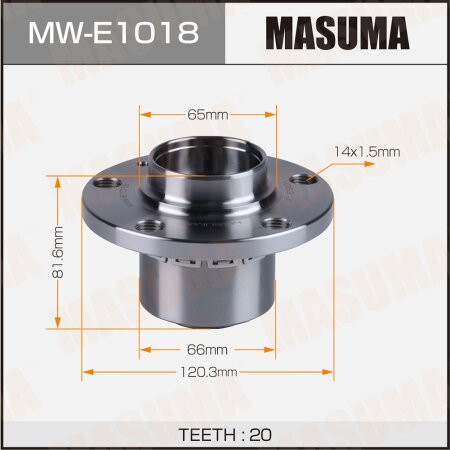 Wheel hub assembly Masuma, MW-E1018