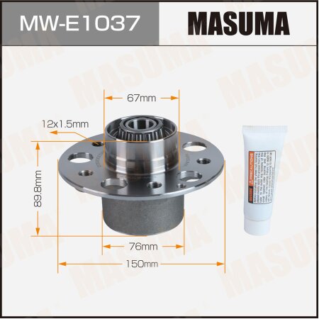 Wheel hub assembly Masuma, MW-E1037