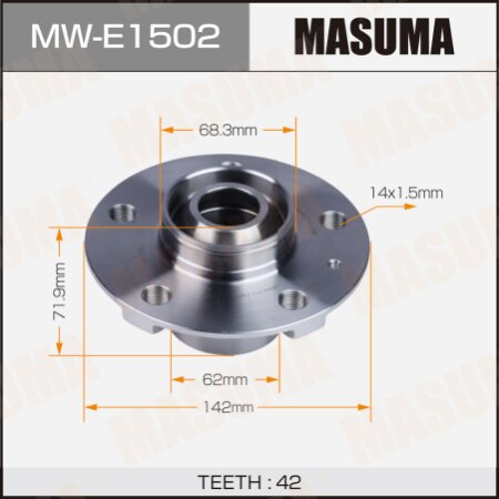 Wheel hub assembly Masuma, MW-E1502