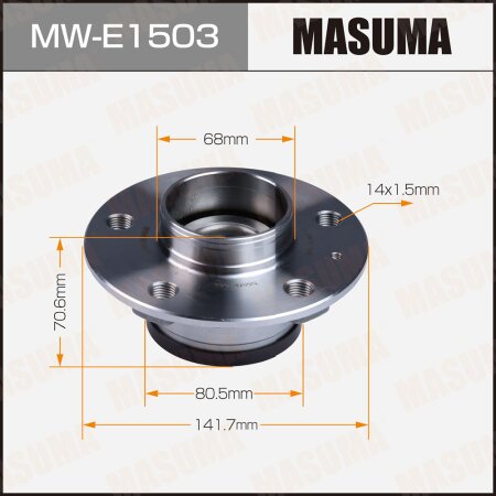 Wheel hub assembly Masuma, MW-E1503